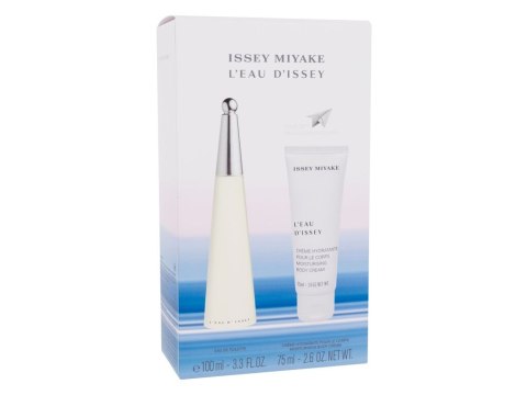 Issey Miyake Edt 100ml + 75ml Krem do ciała L´Eau D´Issey Woda toaletowa 100 ml (W) (P2)