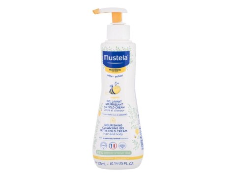 Mustela Bébé Nourishing Cleansing Gel with Cold Cream Żel pod prysznic 300 ml (K) (P2)