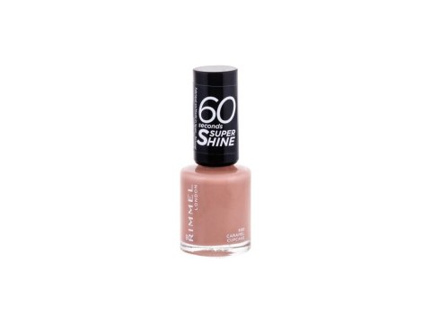 Rimmel London 500 Caramel Cupcake 60 Seconds Super Shine Lakier do paznokci Błyszczący 8 ml (W) (P2)