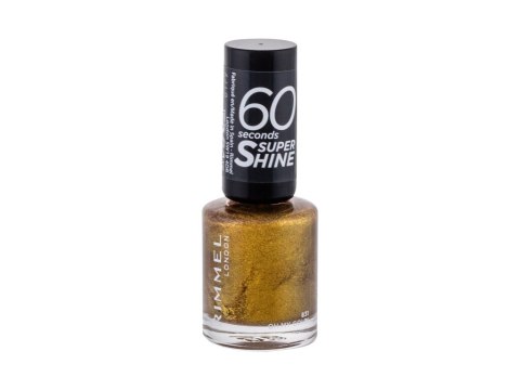 Rimmel London 831 Oh My Gold! 60 Seconds Super Shine Lakier do paznokci 8 ml (W) (P2)