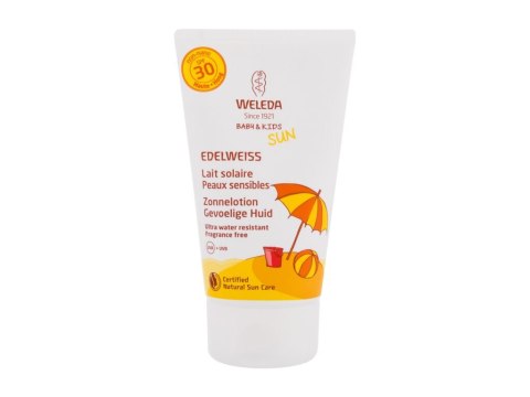 Weleda Baby Kids Sun Edelweiss Sunscreen Sensitive SPF30 Preparat do opalania ciała 150 ml (K) (P2)