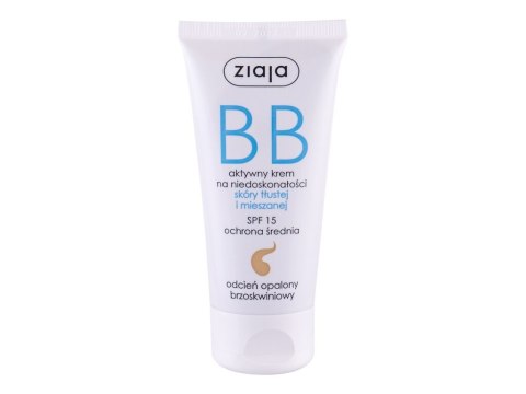 Ziaja Dark BB Cream Oily and Mixed Skin SPF15 Krem BB Średnia ochrona SPF 15-25 50 ml (W) (P2)