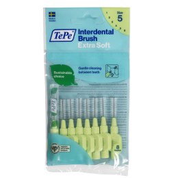 TePe Extra Soft szczoteczki do przestrzeni międzyzębowych 0.8mm Jasnozielone 8szt (P1)