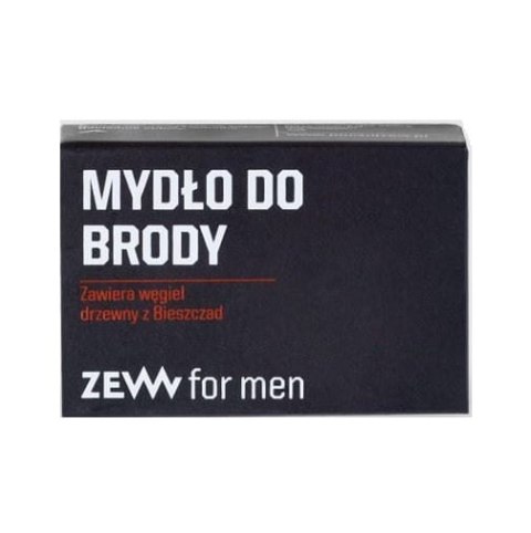 Zew For Men Mydło do brody z węglem drzewnym z Bieszczad 85ml (P1)