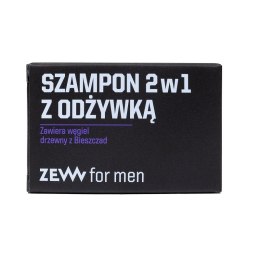 Zew For Men Szampon 2w1 z odżywką z węglem drzewnym z Bieszczad 85ml (P1)