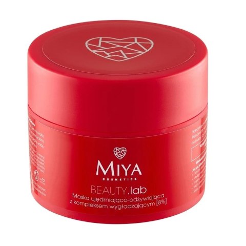 Miya Cosmetics BEAUTY.lab maska ujędrniająco-odżywiająca z kompleksem wygładzającym 8% 50ml (P1)