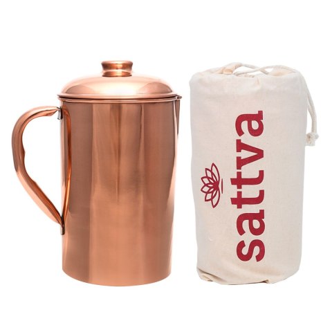 Sattva Dzbanek miedziany gładki Plain Jug 1250ml (P1)