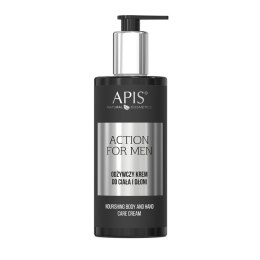 APIS Action For Men odżywczy krem do ciała i dłoni 300ml (P1)