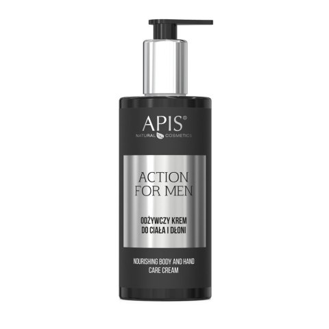 APIS Action For Men odżywczy krem do ciała i dłoni 300ml (P1)