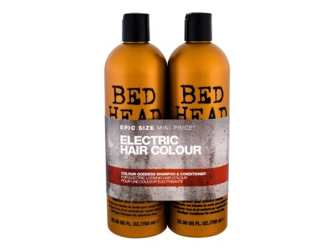 Tigi 750ml Bed Head Colour Goddess Shampoo + 750ml Bed Head Colour Goddess Conditioner Bed Head Colour Goddess Szampon do włosó