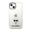 Karl Lagerfeld Choupette Body - Etui iPhone 14 Plus (przezroczysty)