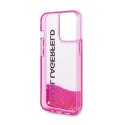 Karl Lagerfeld Liquid Glitter Translucent Elongated Logo Case - Etui iPhone 14 Pro Max (różowy)