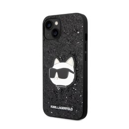 Karl Lagerfeld NFT Glitter Choupette Patch - Etui iPhone 14 Plus (czarny)