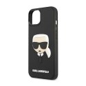 Karl Lagerfeld 3D Rubber Karl`s Head - Etui iPhone 14 Plus (czarny)