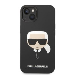 Karl Lagerfeld Silicone Ikonik Karl`s Head MagSafe - Etui iPhone 14 Plus (czarny)