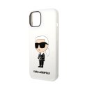 Karl Lagerfeld Silicone NFT Ikonik - Etui iPhone 14 Plus (biały)