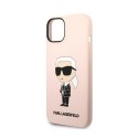 Karl Lagerfeld Silicone NFT Ikonik - Etui iPhone 14 Plus (różowy)