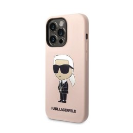 Karl Lagerfeld Silicone NFT Ikonik - Etui iPhone 14 Pro (różowy)