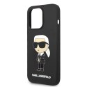 Karl Lagerfeld Silicone NFT Ikonik MagSafe - Etui iPhone 14 Pro Max (czarny)