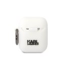 Karl Lagerfeld Silicone NFT Choupette Head 3D - Etui AirPods 1/2 gen (biały)