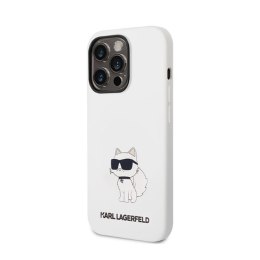 Karl Lagerfeld Silicone NFT Choupette - Etui iPhone 14 Pro (biały)