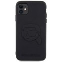 Karl Lagerfeld Rubber Karl Head 3D - Etui iPhone 11 (Czarny)