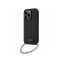 Karl Lagerfeld Saffiano Monogram Chain - Etui iPhone 14 Pro (Czarny)