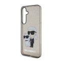 Karl Lagerfeld IML Glitter Karl & Choupette - Etui Samsung Galaxy S24+ (czarny)