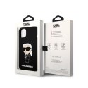 Karl Lagerfeld Silicone Ikonik MagSafe - Etui iPhone 15 Plus / 14 Plus (czarny)