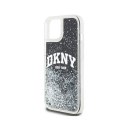 DKNY Liquid Glitter Big Logo - Etui iPhone 14 / 15 / 13 (czarny)