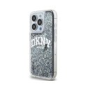 DKNY Liquid Glitter Big Logo - Etui iPhone 15 Pro (czarny)