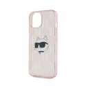 Karl Lagerfeld IML Choupette Head & Monogram - Etui iPhone 13 (różowy)