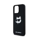 Karl Lagerfeld Silicone Choupette Head MagSafe - Etui iPhone 15 Pro Max (czarny)