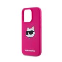 Karl Lagerfeld Silicone Choupette Head MagSafe - Etui iPhone 15 Pro Max (różowy)