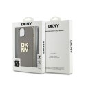 DKNY Wrist Strap Stock Logo - Etui iPhone 15 Plus (beżowy)