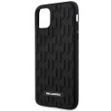 Karl Lagerfeld Monogram 3D Pattern - Etui iPhone 11 (Czarny)