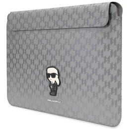 Karl Lagerfeld NFT Saffiano Monogram Ikonik Karl Sleeve - Etui na notebook 14