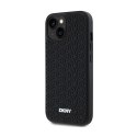 DKNY 3D Rubber Repeat Pattern - Etui iPhone 15 Plus (czarny)