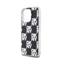 DKNY IML Checkered Mono Pattern - Etui do iPhone 15 Pro Max (czarny)