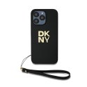 DKNY Wrist Strap Stock Logo - Etui iPhone 15 Pro Max (czarny)