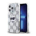 Karl Lagerfeld IML Choupette Head & Monogram - Etui iPhone 15 Pro Max (przezroczysty)