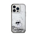 Karl Lagerfeld Liquid Glitter Choupette - Etui iPhone 14 Pro Max (przezroczysty)