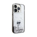 Karl Lagerfeld Liquid Glitter Choupette - Etui iPhone 14 Pro Max (przezroczysty)