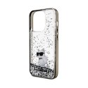 Karl Lagerfeld Liquid Glitter Choupette - Etui iPhone 14 Pro Max (przezroczysty)