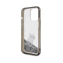 Karl Lagerfeld Liquid Glitter Choupette - Etui iPhone 13 Pro Max (przezroczysty)