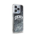 DKNY Liquid Glitter Big Logo - Etui iPhone 13 Pro (czarny)