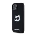 Karl Lagerfeld Silicone Choupette Head MagSafe - Etui iPhone 15 Plus / 14 Plus (czarny)