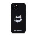 Karl Lagerfeld Silicone Choupette Head MagSafe - Etui iPhone 15 Plus / 14 Plus (czarny)