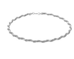 Choker przeplatanka (C23/ZIM/46AG)