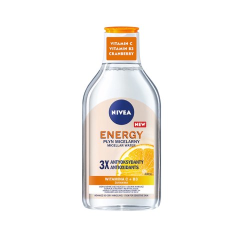 Nivea Energy płyn micelarny z 3 antyoksydantami 400ml (P1)